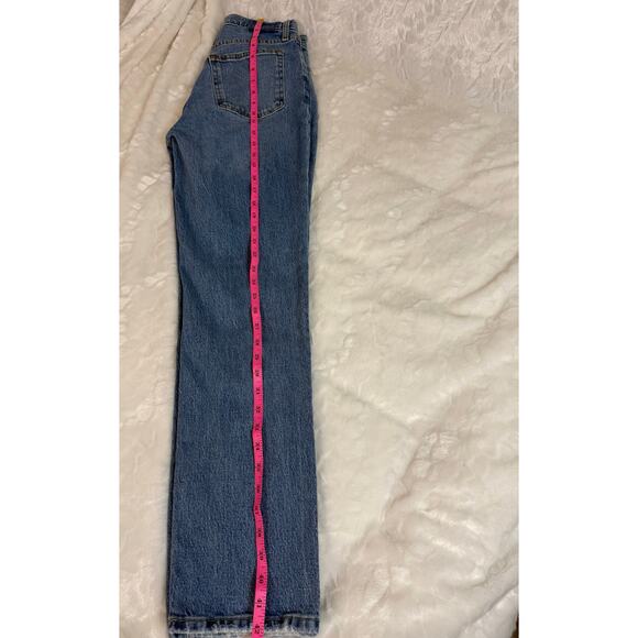 Abercrombie & Fitch 90’s Straight Ultra High Rise Jeans Medium Blue Size 26 / 2R - Picture 11 of 13
